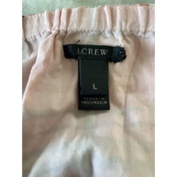 J. Crew Pink & Green Gingham Plaid Cotton Voile ☀️ Dress Cottage Core 🪻Preppy L - Picture 7 of 7